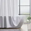 Cortina de Ducha para Baño con Patrón de Cuadros en Forma de Diamante, Cortina de Ducha Impermeable al por Mayor, Cortina Divisoria para Baño, Cortina de Baño sin Taladro