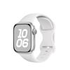 Fábrica Adecuado iwatch10S987654SE Correa de Reloj Apple Ultra2 de Silicona con Hebilla Mariposa de Color Único con 8 Hebillas