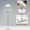 Tienda de Ropa Accesorios de Modelo Ropa de Mujer Maniquí de Medio Cuerpo para Escaparate Perchero Muñeca Falsa Maniquí de Vestido de Novia Soporte de Exhibición
