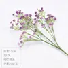 Flores Artificiales Moradas para Boda en Diseño de Jardín Estilo Monet para Arreglos en el Piso del Salón de Bodas, Flores de Seda Morado Claro