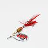 Spinner Giratorio Compuesto 5.5g Anzuelo de Pluma Señuelo Metálico Biónico Señuelo para Agua Dulce y Salada Spinner
