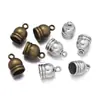 Tapa de Peso de Aleación de Zinc, Tapa de Borla Retro, Hebilla para Colgante de Corona DIY, Hebilla de Acabado para Cuerda de Cuero de Pulsera Antigua