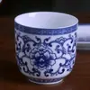 Juego de cuenco, plato, cuchara y vajilla de cerámica de Jingdezhen, cuencos y platos de porcelana azul y blanca estilo chino para el hogar, personalizado para restaurantes y hoteles