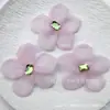 Estilo Étnico Exótico Cuadrado Diamante de Colores Flor de Cinco Pétalos Malla Accesorios para Joyería DIY Adornos para Tocados Zapatos y Sombreros Venta al por Mayor