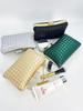 Clutch de Seda Satén Hecho a Mano a Cuadros Tejido de Moda Listo para Usar, Bolso de Fiesta Boda Banquete, Nuevo Bolso de Celebridad