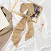 Nuevo accesorio para la cabeza de Primavera y Otoño, diadema, bufanda fina larga y estrecha estilo coreano, bufanda para mujer, pañuelo pequeño, cinturón, corbata, cinta para bolsa, cinta