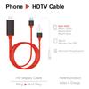 Para la conexión de Lightning a HDMI, misma línea de pantalla, línea de pantalla tipo C de Apple y Android