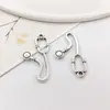 Cor Prata Xizang Pulseira DIY Colar Equipamento Médico Touca de Enfermeira Estetoscópio Liga de Zinco Acessórios Decorativos Pingente