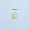 Lindo genial paleta transparente como hielo diy pegamento crema funda para teléfono hebilla para zapato pasador resina accesorios de joyería al por mayor