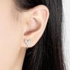Librito Rojo Nuevo Lindo Clip para la Oreja de Mariposa Estilo Simple Inteligente Natural Accesorios para la Oreja de Mariposa Regalo para Novia