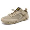 Estação Independente Transfronteiriça Popular Sapatos Masculinos de Couro Genuíno, Sapatos Masculinos e Femininos, Sapatos Esportivos e Casuais Masculinos, Sapatos de Malha Leves e Respiráveis para Casal