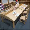 Área de Lectura de Jardín de Infancia Mesa de Lectura Biblioteca de Libros Ilustrados de Educación Temprana para Niños Sala de Lectura Escritorio y Silla Inclinados Específicos para la Biblioteca