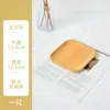 Bandeja Pequeña de Madera Estilo Japonés para Bocadillos, Plato de Madera de Haya para Uso Doméstico, Plato Rectangular para Pasteles, Bandeja Ovalada para Tazas, Plato Sencillo para Sushi