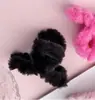 Outono e inverno pelúcia médio agarrando clipe ar-textura cabelo agarrando maillard volta cabeça bobina cabelo tubarão clipe