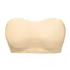 Roupa íntima feminina de verão fina, tamanho grande, cola de gelatina, sutiã sem costura, invisível, sem aro, faixa strapless