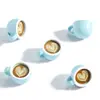Colgante Creativo de Taza de Café Impreso con Spray y Tallado Tridimensional Llavero para Teléfono Móvil DIY Colgante Decorativo para Bolso Wlm16