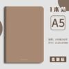 Cuaderno A5 de piel con pegatinas personalizadas para negocios, libreta de notas para registro de reuniones de oficina, diario con logotipo imprimible