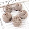 Capullos de Rosa Tridimensionales Simulados, Pinzas para el Cabello de Organza, Accesorios de Flores para Zapatos y Sombreros, Tocados de Flores Artificiales, Materiales de Decoración para Ropa, Flores