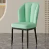 Cadeira de jantar nórdica para casa moderna minimalista com encosto cadeira de luxo leve para restaurante assento macio cadeira para mesa de jantar de hotel banqueta para escrivaninha