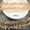 Contas Soltas de Cristal Xingtai Aurora Furo Horizontal Acessórios para Pulseira DIY Contas de Vidro Popular Cristal Fino Contas de Morango