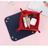 Bandeja de almacenamiento de cuero Estilo nórdico para escritorio Bandeja de almacenamiento Estilo ins Bandeja de almacenamiento para cosméticos, joyas, llaves Transfronterizo