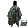 Capa de chuva poncho três em um multifuncional para comércio exterior, poncho de chuva leve e estiloso, capa de chuva de peça única portátil multifuncional para caminhada