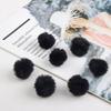 Otoño e invierno bola de pelo felpa colgante diy aretes aretes material de joyería accesorios con cubierta de tapa