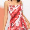 2025 Nuevo Verano Estilo Resort Europeo y Americano Vestido Sexy de Tirantes con Estampado para Mujer