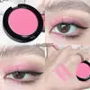 Paleta de Sombras para Ojos y Rubor Mate Myho de Doble Propósito, Polvo Fino, Iluminador y Color de Larga Duración, Sombra de Ojos de un Solo Color para Chicas Principiantes