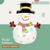 Nueva Serie de Decoración para Fiesta Navideña Mini Muñeco de Nieve, Anciano, Reno, Árbol de Navidad Globos de Papel de Aluminio Serie Navideña
