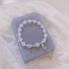 Pulsera Joyería Piedra Ojo de Gato Cristal Mariposa Pulsera para Mujer Imitación Luz de Luna Gris Versátil Elegante Moderno Regalo para Estudiante Estrellado