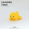Desenho Animado 3D Acessórios DIY Cor Sólida Fofo Dragão de Leite Estatueta Resina Desenho Animado Criativo Material Artesanal Acessórios Atacado