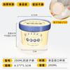 Caja de Empaque para Yogurt Piel de Leche Vaso Caja de Empaque Tazón de Papel 200ml Desechable Engrosado con Tapa Grado Alimenticio Comercial