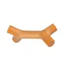 Suprimentos para Cães de Estimação Transfronteiriços: Brinquedos de Mastigar Duráveis de Madeira-Plástico para Cães Pequenos e Médios, Ossos Interativos para Limpeza dos Dentes
