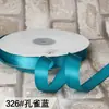 Cinta de Poliéster Zhuocai de 2 cm Color Liso Lazo Caja para Pastel Empaque de Regalo Cinta de Color Cinta de Seda Cinta de Satén 91 Metros