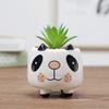 (Pequeno atacado) Cerâmica de Média Temperatura Estilo Escandinavo Simples Vaso de Flores de Animal Fofo Pintado à Mão Enfeites de Decoração para Casa