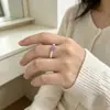 Azúcar Cubo Cristal Púrpura Lavanda Perla Ovalada de Arroz de Agua Dulce Anillo Elástico Versátil para Viajes