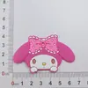 Nuevo Parche de Pegamento Suave de PVC de Kuromi DIY para Funda de Teléfono Móvil Pasador Taza de Agua Zapato Sombrero Joyería Pegatina para Refrigerador Flor de Zapato Accesorios