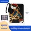 Coleção de Anime Pokémon 4 Gong Ge 9 Gong Ge Bao Livro de Cartas Sonho Grande Capacidade Folha Solta Zíper Bolsa de Armazenamento