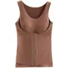 Ropa interior térmica de terciopelo alemán para mujer, modeladora del cuerpo, que recoge el abdomen, camiseta base para mujer, chaleco calefactor de temperatura constante para mujer, grueso con forro polar