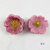 Simulación Centro Flor de Ciruelo Diámetro 5cm Flor de Ciruelo Guirnalda de Flores de Seda Accesorios para Hacer Ramilletes Accesorios de Baile Flores Falsas