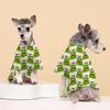 Roupas de animal de estimação transfronteiriças Roupas de cachorro com estampa de Natal Urso de pelúcia Bomei Chapéu de pescador francês Cão de porte médio e pequeno Roupas de duas pernas