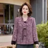 Nuevo Estilo Primavera y Otoño 2026 para Mujeres de Mediana Edad y Mayores: Chaqueta Nueva de Estilo Chino, Rejuvenecedora, Ajustada y Adelgazante