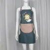 Delantal de mano para cocina, sin mangas, impermeable, a prueba de aceite, overol, linda versión coreana de ropa para el hogar para hombres y mujeres, venta al por mayor