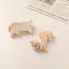 Adornos de Gato Naranja Acostado Estéreo de Felpa Suave y Lindo para Decoración de Escritorio de Computadora Hechos a Mano por Bricolaje Accesorios para Fundas de Teléfono Móvil