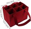 Fornecimento de fábrica Bolsas de vinho não tecidas Bolsa de feltro para armazenamento de vinho tinto Bolsa de vinho tinto engarrafada Six-Palace