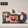 Decoraciones de Calabaza de Dibujos Animados Creativos para Escritorio de Halloween Tienda Decoración Escena Ambiente Montaje Disfraz Accesorios para Fotos