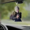 Colgante para Coche de Serie Mito Negro Wukong Personalizado Transfronterizo Acrílico Plano Colgante 2D Hogar