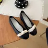 Zapatos de mujer estilo francés con lazo para aumentar la altura, nuevos zapatos de noche elegantes para otoño 2026, bailarinas Mary Jane estilo ballet