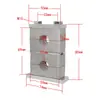 Abrazadera de tubo de aleación de aluminio de alta resistencia GB, abrazadera doble superior e inferior, abrazadera de fijación, soporte de agua, abrazadera doble de aleación de aluminio